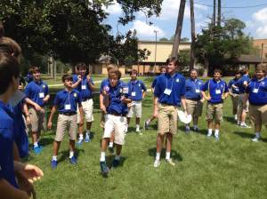 An amazing catch is made to seal the victory of the water balloon toss at the Five Core Rally.