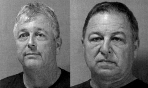 The mugshots of the officials who were arrested.
