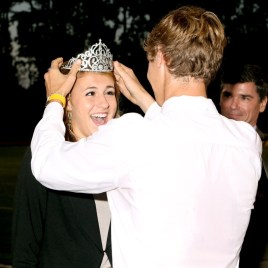 Carley Boyce is crowned homecoming queen