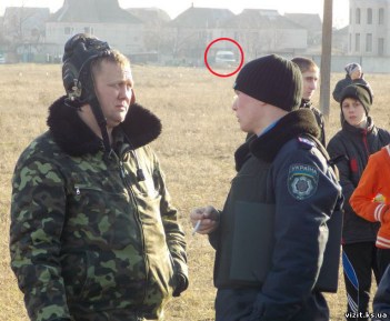 Ukranian native, Yana Obolenskaya-Moran pictured with her husband, SPS Band Director Andrew Moran.