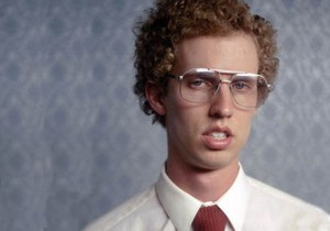 For Halloween next year, Reid will dress like the famous Napoleon Dynamite