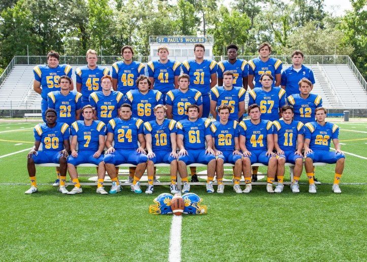 Senior members of the 2016 Football Wolves. (photo by Joey Michel)