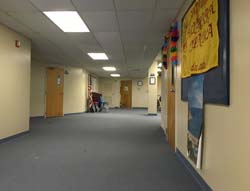 The Spanish department sits on the third floor of Benilde Hall, adorned in Spanish decorations. (Photo by Blake Franklin)