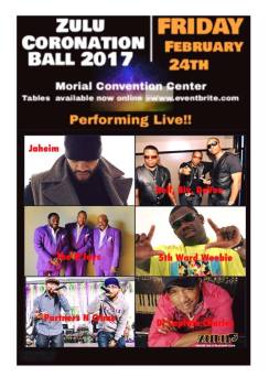 The Morial Convention Center will be packed on Friday, Feb. 24, 2017 as multiple acts headlined by the O'Jays take the stage at the Zulu Coronation Ball. (Photo by Zulu SAP Facebook Page)